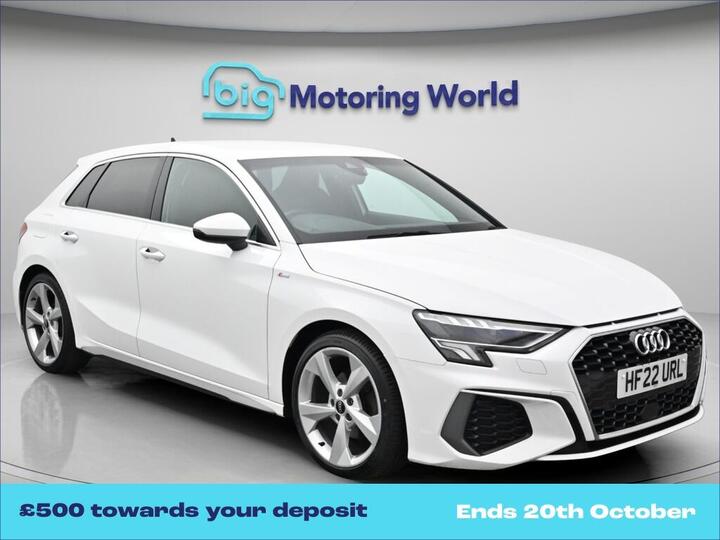 Audi A3 1.5 TFSI 35 S Line Sportback S Tronic Euro 6 (s/s) 5dr