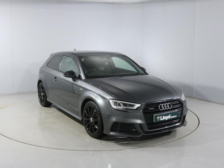 Audi A3 2.0 TDI Black Edition S Tronic Auto 6Spd Quattro Euro 6 (s/s) 3dr