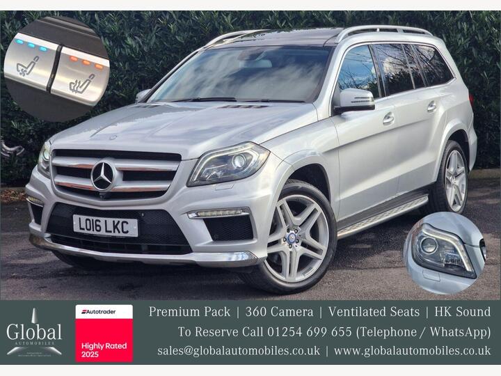 Mercedes-Benz GL CLASS 3.0 GL350 V6 BlueTEC AMG Sport G-Tronic+ 4WD Euro 6 (s/s) 5dr