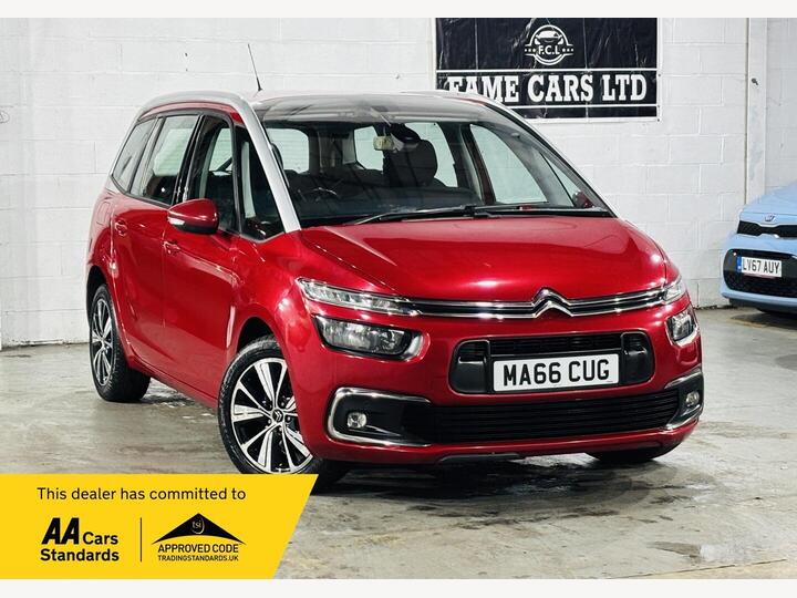 Citroen Grand C4 Picasso 1.6 BlueHDi Feel EAT6 Euro 6 (s/s) 5dr Citroen Grand C4 Picasso 1.6 BlueHDi Feel EAT6 Euro 6 (s/s) 5dr