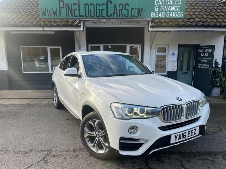 BMW X4 2.0 20d XLine Auto XDrive Euro 6 (s/s) 5dr