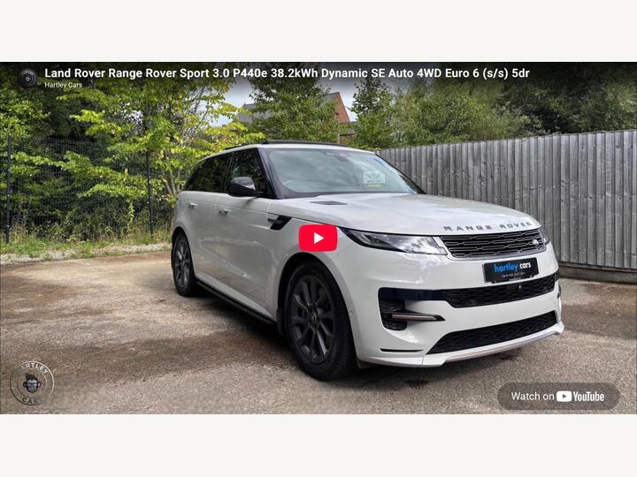 Land Rover Range Rover Sport 3.0 P440e 38.2kWh Dynamic SE Auto 4WD Euro 6 (s/s) 5dr