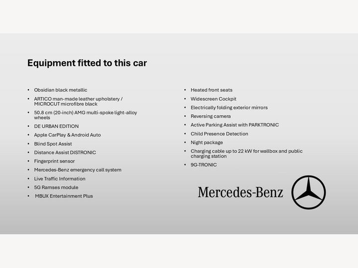 Mercedes-Benz E Class 2.0 E300de 25.4kWh Urban Edition G-Tronic+ Euro 6 (s/s) 5dr