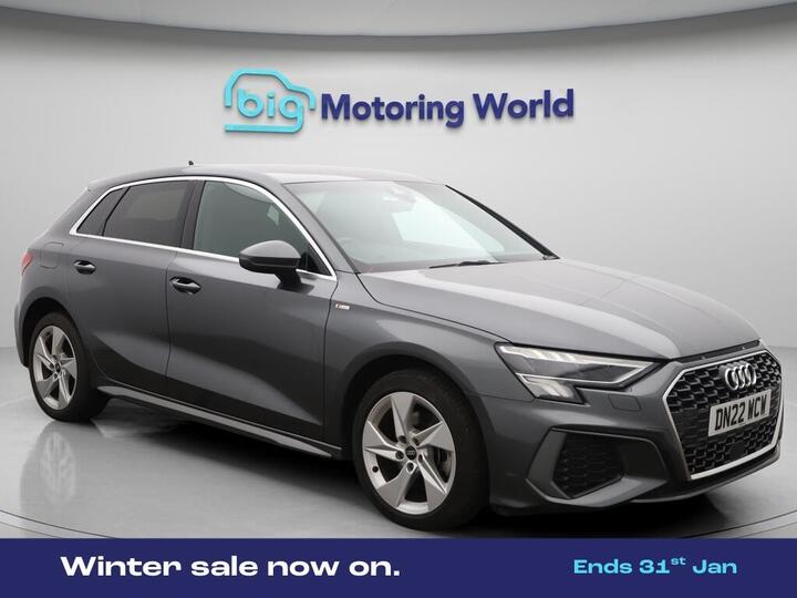 Audi A3 1.4 TFSIe 40 S Line Sportback S Tronic Euro 6 (s/s) 5dr 13kWh