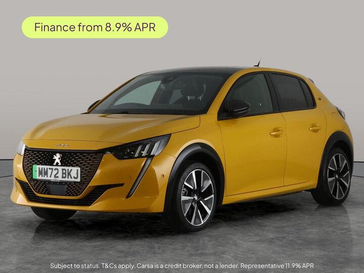 Peugeot E-208 50kWh GT Premium Auto 5dr (7kW Charger)
