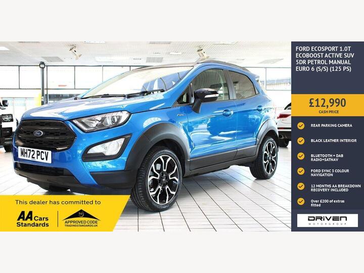 Ford ECOSPORT 1.0T EcoBoost Active Euro 6 (s/s) 5dr