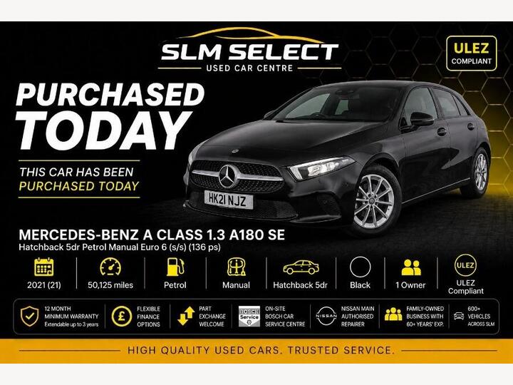 Mercedes-Benz A Class 1.3 A180 SE Euro 6 (s/s) 5dr