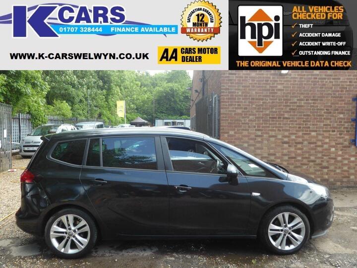 Vauxhall Zafira Tourer 1.4i Turbo SRi Euro 6 5dr Vauxhall Zafira Tourer 1.4i Turbo SRi Euro 6 5dr