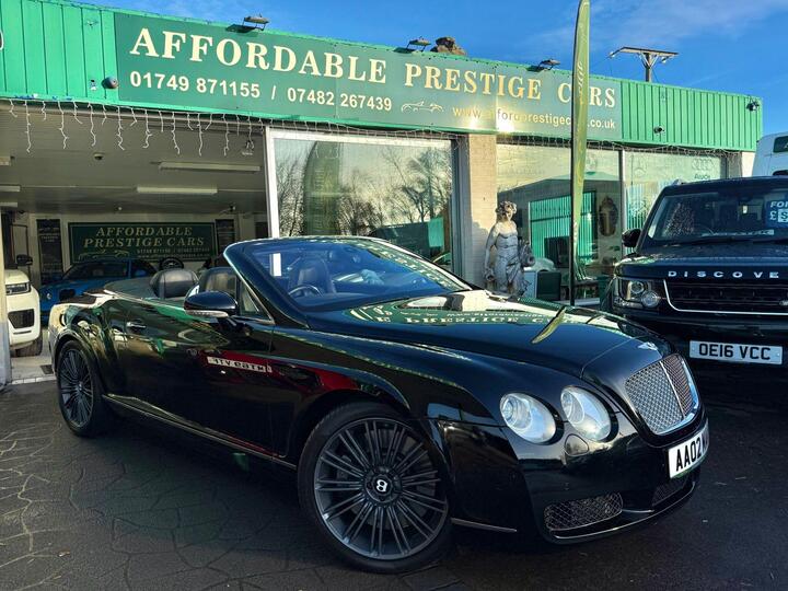 Bentley Continental 6.0 W12 GTC Auto 4WD Euro 4 2dr