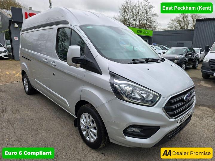 Ford TRANSIT CUSTOM 340 2.0 L2 ECOBLUE HYBRID HIGH ROOF WITH 48,371 MILES AND A FULL SERVICE HISTORY, 1 OWNER FROM NEW, ULEZ COMPLIANT EURO 6 DIESEL, HIGH ROOF, PANEL VA