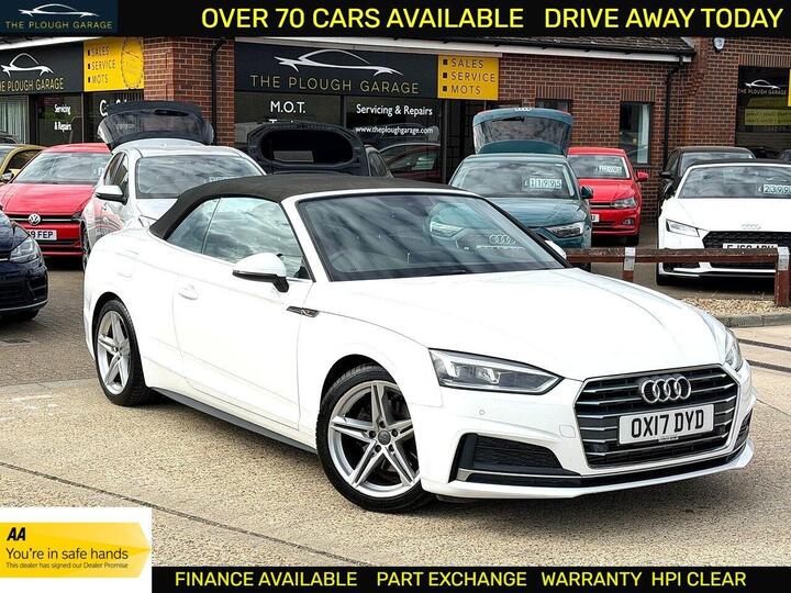 Audi A5 Cabriolet 2.0 TFSI S Line S Tronic Euro 6 (s/s) 2dr