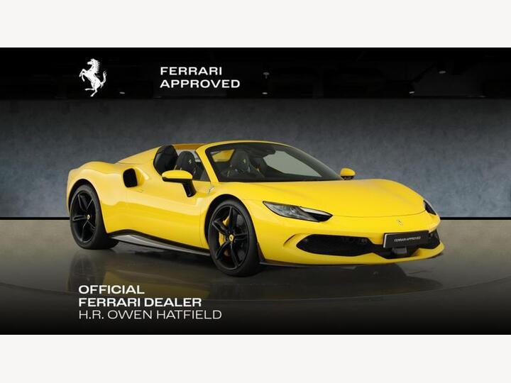 Ferrari 296 3.0T V6 7.45kWh Spider F1 DCT Euro 6 (s/s) 2dr