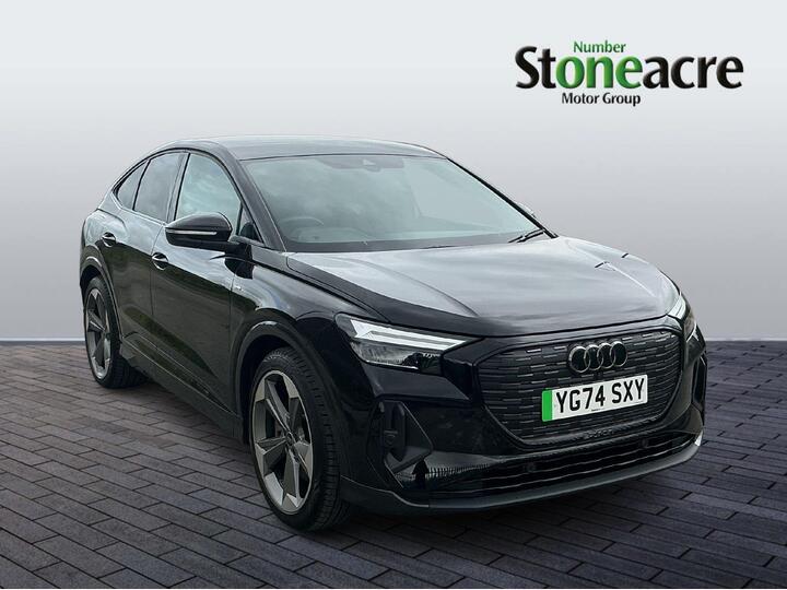 Audi Q4 E-tron 55 Black Edition Sportback Auto Quattro 5dr 82kWh Audi Q4 E-tron 55 Black Edition Sportback Auto Quattro 5dr 82kWh