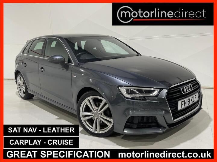 Audi A3 1.6 TDI 30 S Line Sportback S Tronic Euro 6 (s/s) 5dr