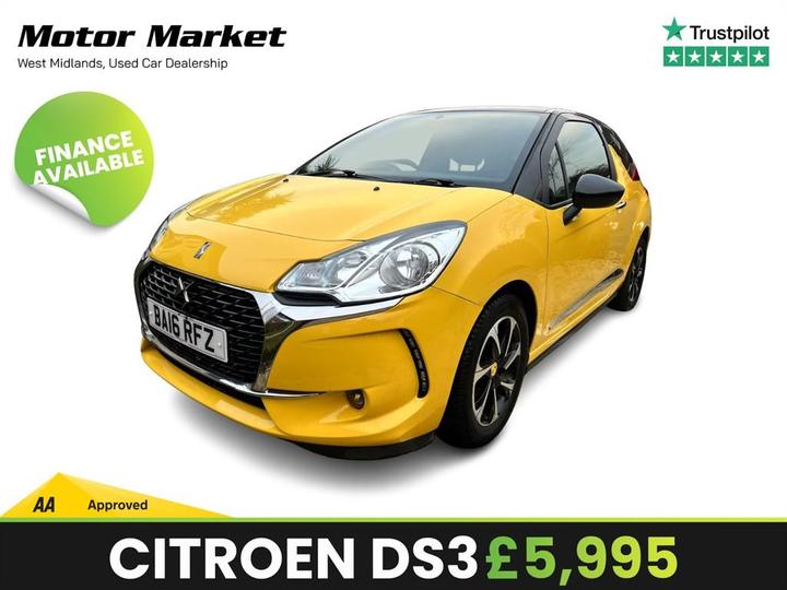 DS AUTOMOBILES DS 3 1.6 BlueHDi Elegance Euro 6 (s/s) 3dr