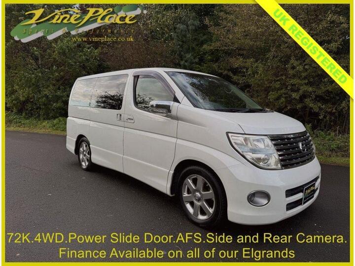 Nissan ELGRAND 3.5 4WD Highway Star, Auto,8 Seats.ULEZ.. + FINANCE AT Www.vineplace.co.uk