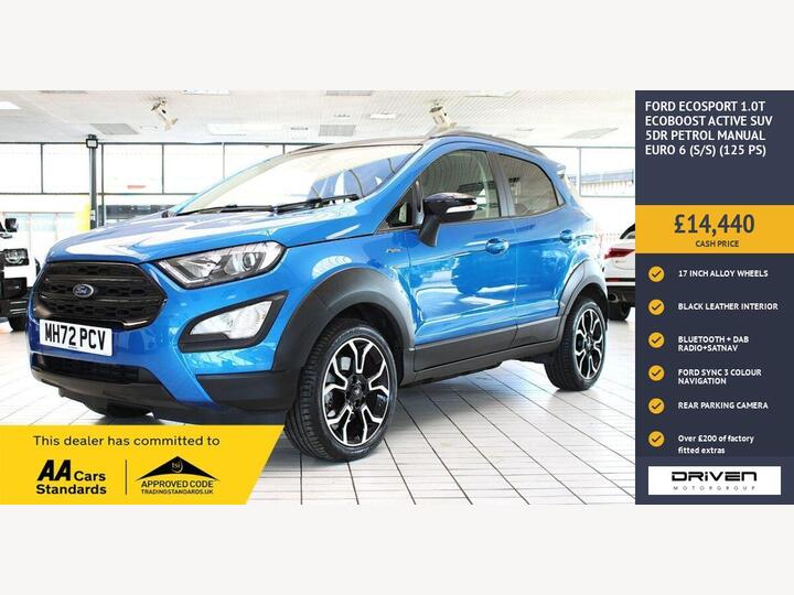 Ford ECOSPORT 1.0T EcoBoost Active Euro 6 (s/s) 5dr