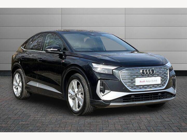 Audi Q4 E-tron 45 S Line Sportback Auto Quattro 5dr 82kWh Audi Q4 E-tron 45 S Line Sportback Auto Quattro 5dr 82kWh