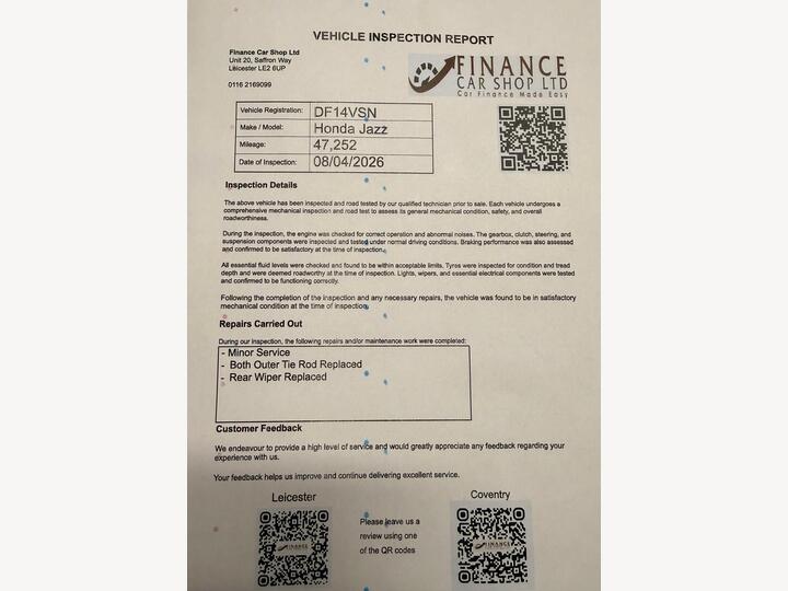 Honda Jazz 1.4 I-VTEC ES Plus Euro 5 5dr