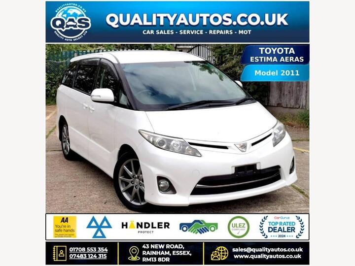 Toyota Estima TOYOTA ESTIMA AERAS 2.4 AUTO LEATHER 11-11 MPV 7SEAT ULEZ FRESH IMPORT VERI