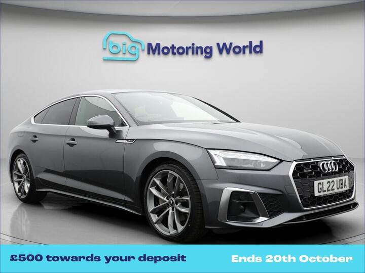 Audi A5 2.0 TDI 40 S Line Sportback S Tronic Quattro Euro 6 (s/s) 5dr
