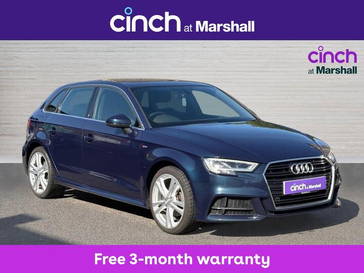 Audi A3 2.0 TDI S Line Sportback S Tronic Auto 6Spd Euro 6 (s/s) 5dr