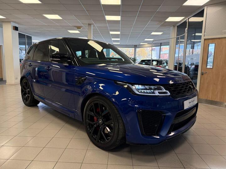 Land Rover RANGE ROVER SPORT 5.0 P575 V8 SVR Auto 4WD Euro 6 (s/s) 5dr Land Rover RANGE ROVER SPORT 5.0 P575 V8 SVR Auto 4WD Euro 6 (s/s) 5dr