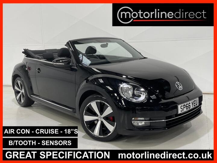 Volkswagen Beetle 2.0 TSI BlueMotion Tech Sport Cabriolet DSG Euro 6 (s/s) 2dr Volkswagen Beetle 2.0 TSI BlueMotion Tech Sport Cabriolet DSG Euro 6 (s/s) 2dr