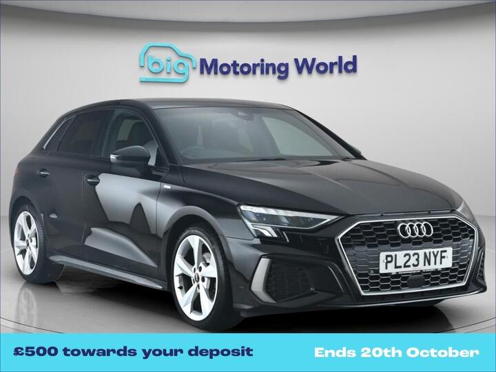 Audi A3 1.0 TFSI 30 S Line Sportback S Tronic Euro 6 (s/s) 5dr