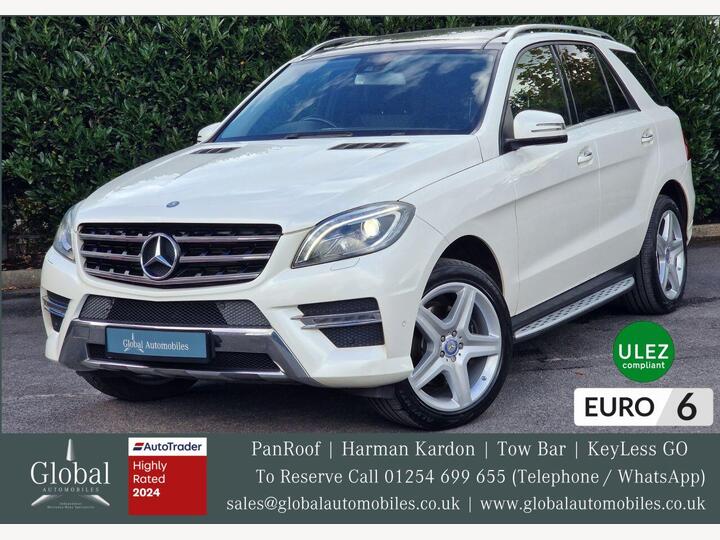 Mercedes-Benz M-CLASS 2.1 ML250 BlueTEC AMG Line G-Tronic 4WD Euro 6 (s/s) 5dr Mercedes-Benz M-CLASS 2.1 ML250 BlueTEC AMG Line G-Tronic 4WD Euro 6 (s/s) 5dr