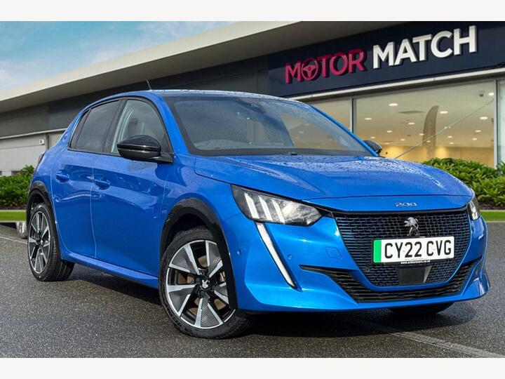 Peugeot E-208 50kWh GT Auto 5dr (7kW Charger)