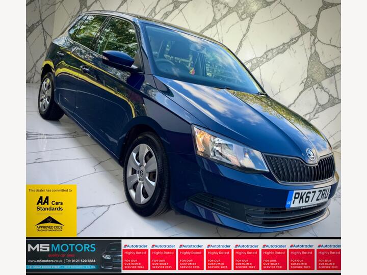 Skoda Fabia 1.0 S Euro 6 (s/s) 5dr