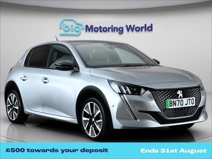 Peugeot E-208 50kWh GT Auto 5dr