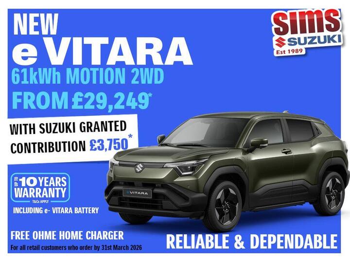 Suzuki E Vitara 61kWh Motion Auto 5dr
