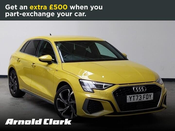 Audi A3 1.0 TFSI 30 S Line Sportback S Tronic Euro 6 (s/s) 5dr