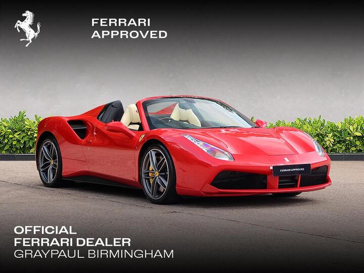 Ferrari 488 3.9T V8 Spider F1 DCT Euro 6 (s/s) 2dr