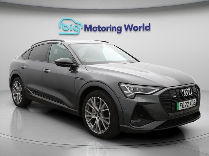 Audi E-tron 55 Black Edition Sportback Auto Quattro 5dr 95kWh (11kW Charger)