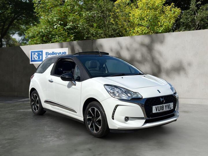 DS AUTOMOBILES DS 3 CABRIO 1.6 BlueHDi Elegance Cabriolet Euro 6 (s/s) 2dr DS AUTOMOBILES DS 3 CABRIO 1.6 BlueHDi Elegance Cabriolet Euro 6 (s/s) 2dr