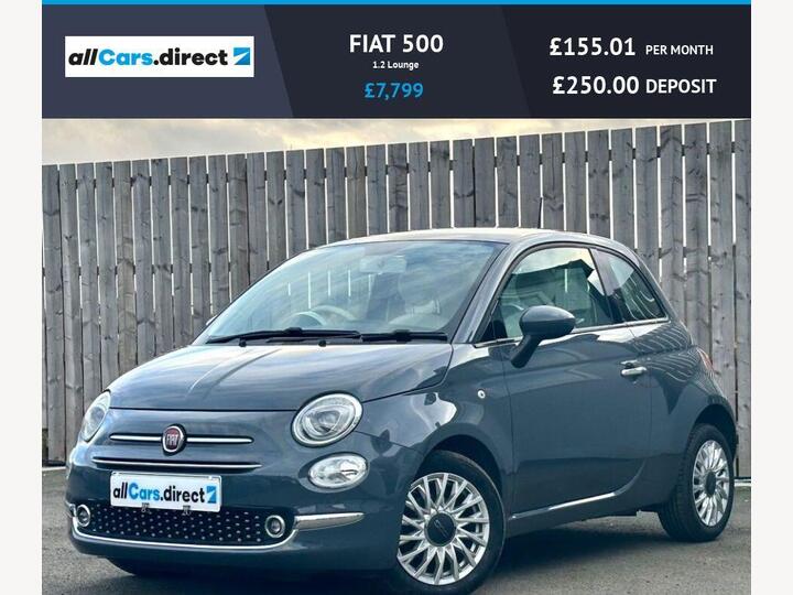 Fiat 500 1.2 Lounge Euro 6 (s/s) 3dr
