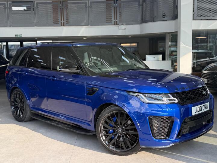 Land Rover Range Rover Sport 5.0 V8 SVR Auto 4WD Euro 6 (s/s) 5dr Land Rover Range Rover Sport 5.0 V8 SVR Auto 4WD Euro 6 (s/s) 5dr