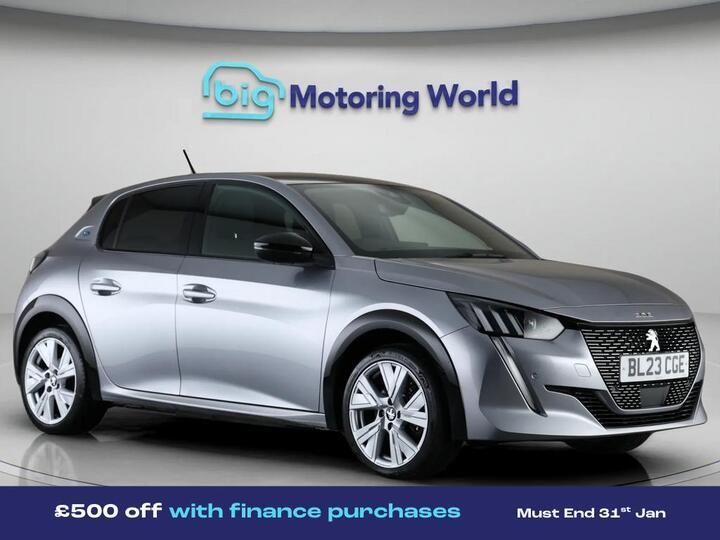 Peugeot E-208 50kWh GT Auto 5dr (7.4kW Charger)