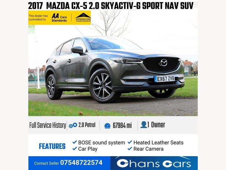 Mazda CX-5 2.0 SKYACTIV-G Sport Nav Euro 6 (s/s) 5dr