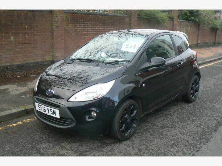 Ford Ka 1.2 Zetec Black Edition Euro 6 (s/s) 3dr