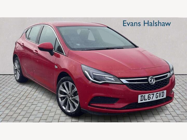 Vauxhall Astra 1.0i Turbo EcoTEC Tech Line Nav Euro 6 (s/s) 5dr