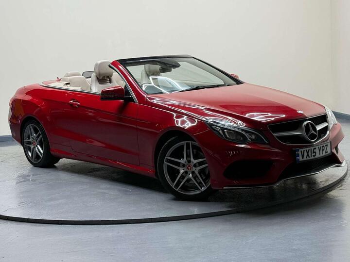 Mercedes-Benz E-CLASS 2.1 E220 BlueTEC AMG Line (Premium) Cabriolet G-Tronic+ Euro 6 (s/s) 2dr Mercedes-Benz E-CLASS 2.1 E220 BlueTEC AMG Line (Premium) Cabriolet G-Tronic+ Euro 6 (s/s) 2dr