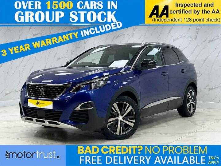 Peugeot 3008 1.5 BlueHDi GT Line EAT Euro 6 (s/s) 5dr Peugeot 3008 1.5 BlueHDi GT Line EAT Euro 6 (s/s) 5dr