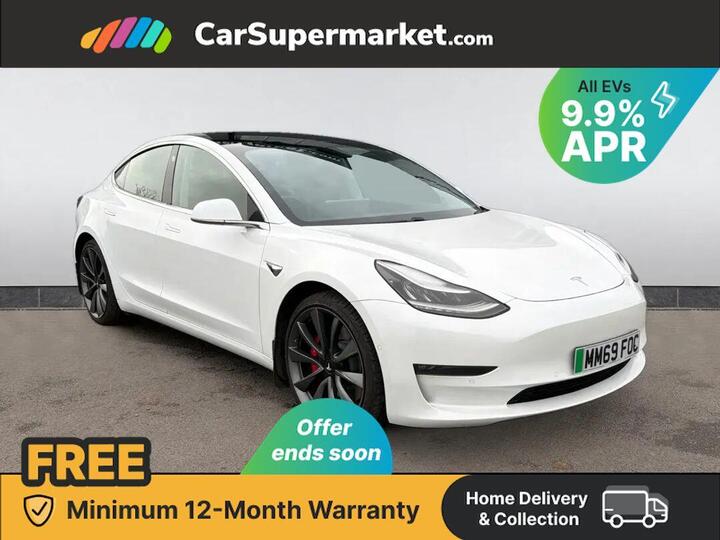Tesla Model 3 (Dual Motor) Performance Auto 4WDE 4dr (Performance Upgrade)