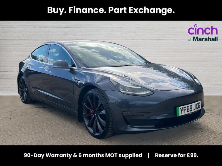 Tesla Model 3 (Dual Motor) Performance Auto 4WDE 4dr (Performance Upgrade) Tesla Model 3 (Dual Motor) Performance Auto 4WDE 4dr (Performance Upgrade)