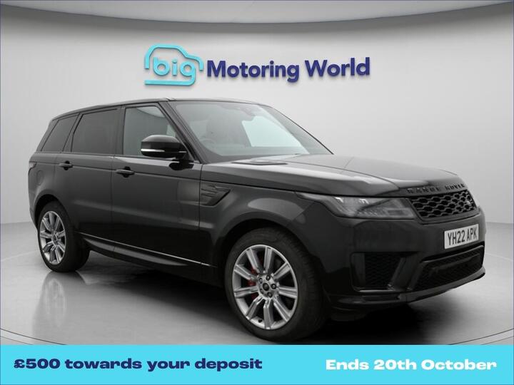 Land Rover Range Rover Sport 2.0 P400e 13.1kWh HSE Dynamic Black Auto 4WD Euro 6 (s/s) 5dr