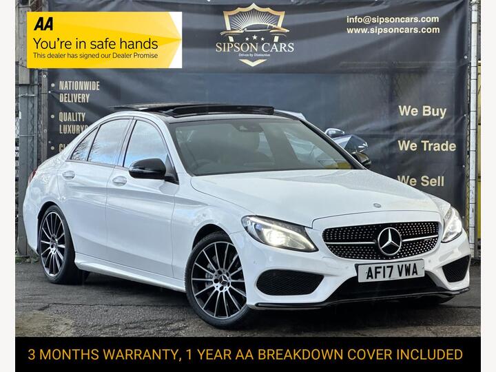 Mercedes-Benz C Class 3.0 C43 V6 AMG (Premium Plus) G-Tronic+ 4MATIC Euro 6 (s/s) 4dr